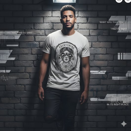 T-shirt En Tri-matière Everything in Its Right Place Tee