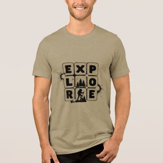 T-shirt En Tri-matière explorer (Recto)