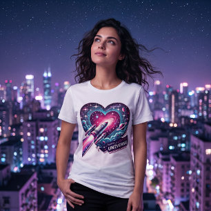 T-shirt En Tri-matière Explorer l'univers de l'amour, le design
