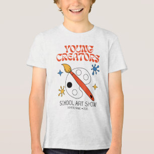 T-shirt En Tri-matière Exposition d'art de l'école des jeunes créateurs