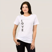 T-shirt En Tri-matière Expressions d'amour (Recto plein)