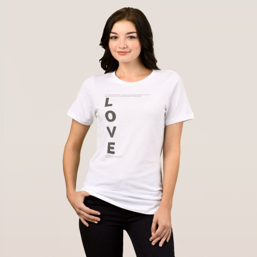 T-shirt En Tri-matière Expressions d'amour (Recto plein)