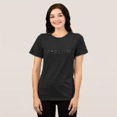 T-SHIRT EN TRI-MATIÈRE F * ELON ! (Recto plein)