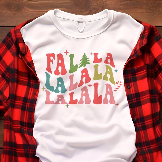 T-shirt En Tri-matière Fa La La Fun Festive Noël