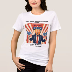T-shirt En Tri-matière "Face à l'adversité" Sweatshirt Trump