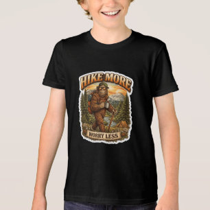 T-shirt En Tri-matière Faire de la randonnée plus s'inquiéter moins Campi