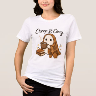 T-shirt En Tri-matière Faire du Fantôme Cozy Cute Automne Halloween