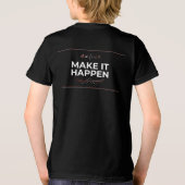 T-shirt En Tri-matière Faire que cela arrive (Verso)