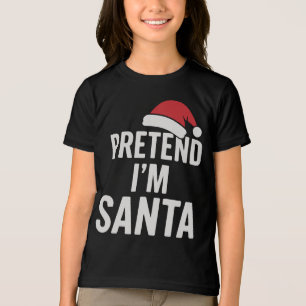 T-shirt En Tri-matière Faisons comme si j'étais le Père Noël - Humour de
