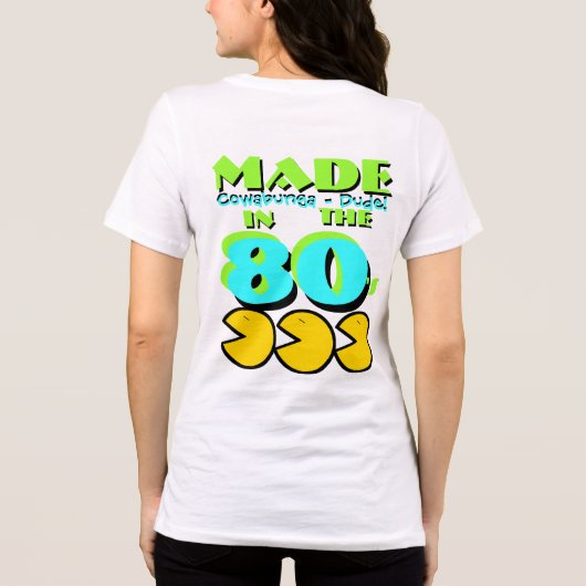 T-shirt En Tri-matière Fait dans les années 80 (Verso)