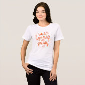 T-shirt En Tri-matière Faites de vous une priorité (Recto plein)