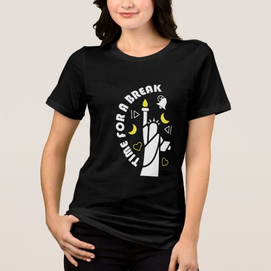 T-shirt En Tri-matière Faites Une Pause (Recto)