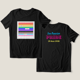 T-shirt En Tri-matière Faites-vous Fier Arc-en-ciel Caviardage Fierté 202