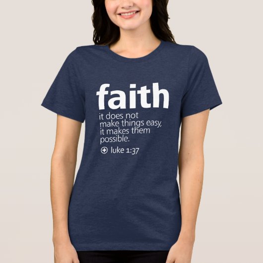 T-shirt En Tri-matière Faith (Recto)