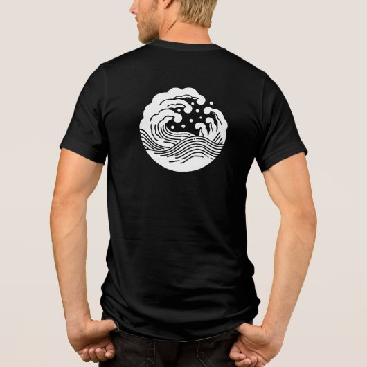 T-shirt En Tri-matière Famille Japonaise Crest-Wave (Verso)