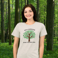Family Tree Cute Custom Reunion Party Femmes