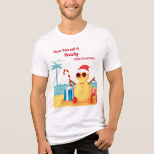 T-shirt En Tri-matière Fantaisie Noël Noël Noël Noël Snowman