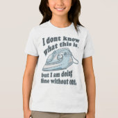 T-shirt En Tri-matière Fantastique design de repassage Je déteste le repa (Recto)