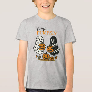 T-shirt En Tri-matière Fantômes Citrouilles croquants