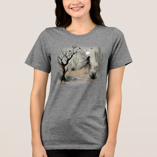 T-shirt En Tri-matière Fée du désert (Recto)