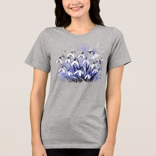 T-shirt En Tri-matière Fée perce-neige (Recto)