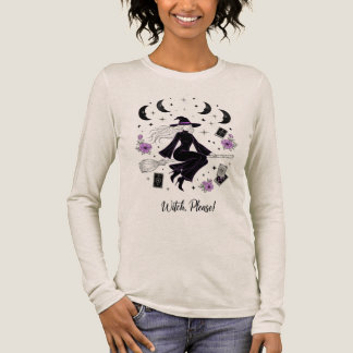 T-shirt En Tri-matière Feminist Witch Halloween T-Shirt | “Witch Please "