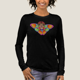 T-shirt En Tri-matière Femme Aux Ailes Papillon