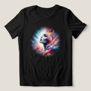 T-shirt En Tri-matière Femme aux cheveux cosmiques Aura