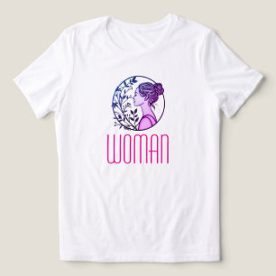 T-shirt En Tri-matière Femme élégante avec chaise et art botanique