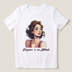 T-shirt En Tri-matière Femme rayonnante aux yeux bleus