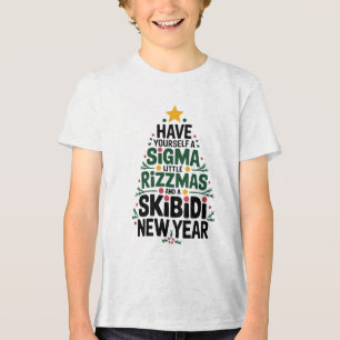 T-shirt En Tri-matière "Festive Sigma Rizzmas Tree Design"