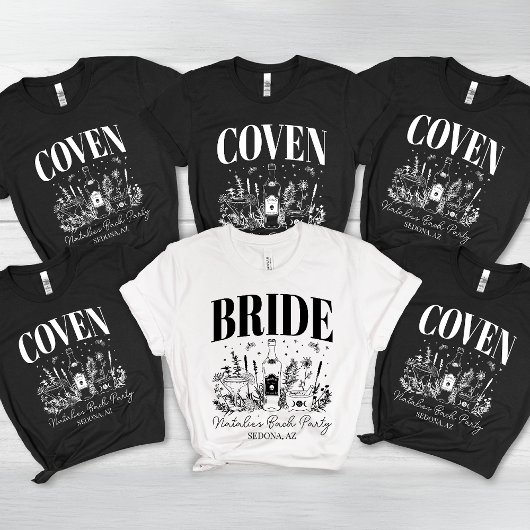 T-shirt En Tri-matière Fête de Bachelorette Coven de mariée sur mesure