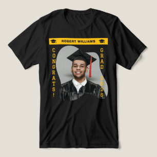 T-shirt En Tri-matière Fête de remise de diplômes avec photo de géométrie