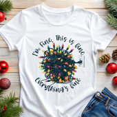 T-shirt En Tri-matière Feux de Noël Tout est beau