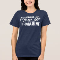 Fier maman d'une Marine - Blanc