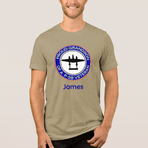T-shirt En Tri-matière Fier petit-fils d'une vétérane du P-38