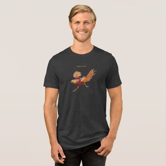T-shirt En Tri-matière Fierce phoenix (Recto plein)
