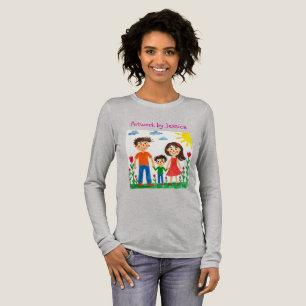 T-shirt En Tri-matière Fière de la peinture artistique de votre enfant