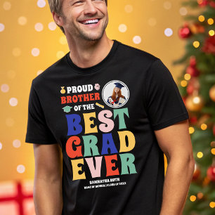 T-shirt En Tri-matière Fière Frère de la meilleure photo de Grad Ever