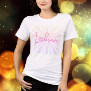 T-shirt En Tri-matière Fierté rayonnante lesbienne AF