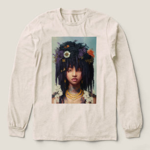 T-shirt En Tri-matière Fille à couronne de fleurs