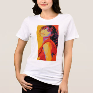 T-shirt En Tri-matière Fille Chic Art Pop
