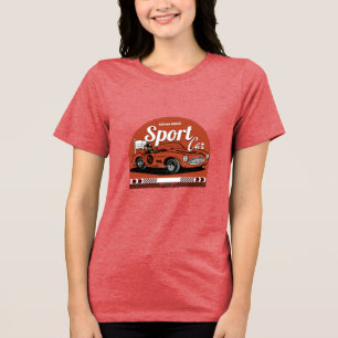 T-shirt En Tri-matière Fille de voiture de sport