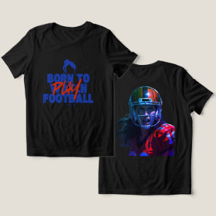 T-shirt En Tri-matière Fille Née pour Jouer au Football 2.0
