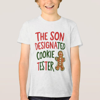 T-shirt En Tri-matière Fils désigné Tester de biscuits Noël