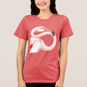 T-shirt En Tri-matière Flamant rose rose