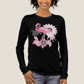 T-shirt En Tri-matière Flamingo Vibes Only - Paisley Pink Flamingo (Recto)