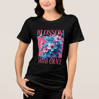 T-shirt En Tri-matière Fleur avec grâce