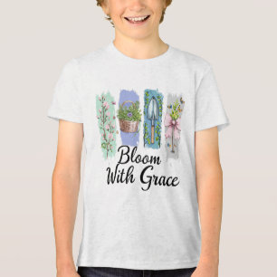 T-shirt En Tri-matière Fleur avec Grace Garden Floral Art