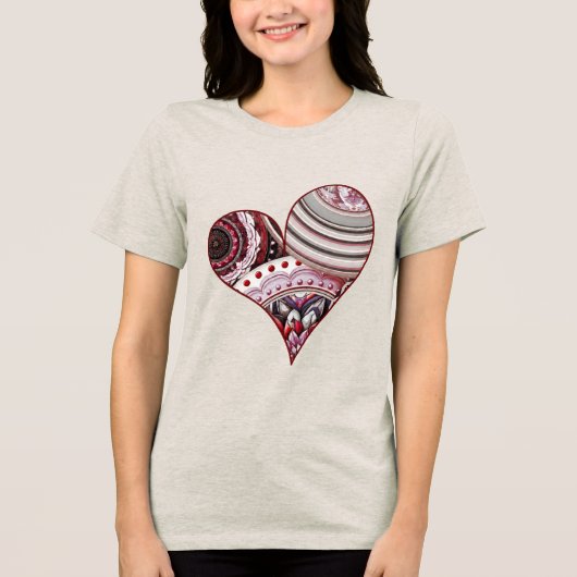 T-shirt En Tri-matière Fleur d'art folklorique boho (Recto)
